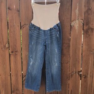 American Star Distressed Maternity Jeans | Women's Size 4